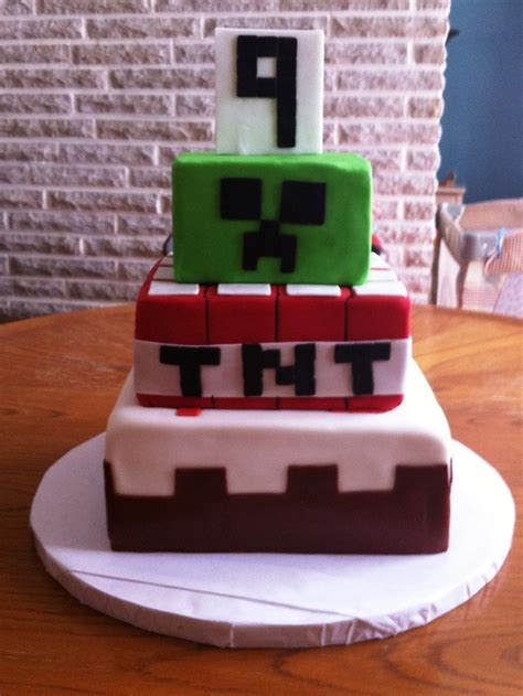 CookieD-oh: Minecraft Birthday Cake