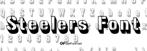 Download Steelers Font Now! - GetFont