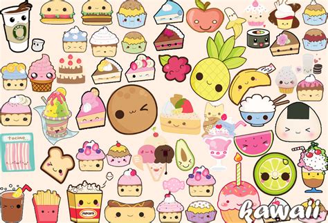 Kawaii Food Wallpaper - WallpaperSafari