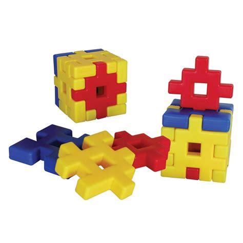 Waffle Blocks Manipulative Set - 42 Pieces