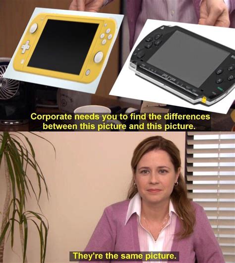 Is that a Nintendo Switch Lite? I can’t tell. : r/memes