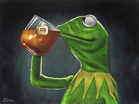 Kermit On Sesame Street