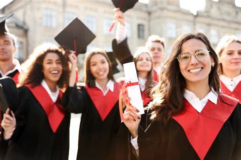 Group of Happy Students. Graduation Ceremony Stock Photo - Image of female, happy: 163002454