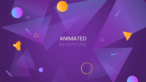 Animated Background Powerpoint Template