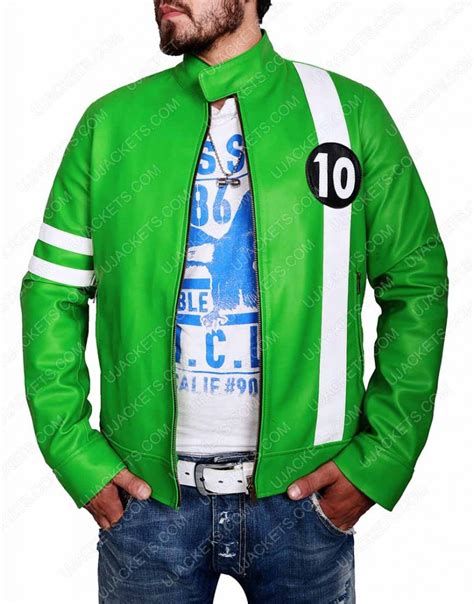 Ben 10 Jacket - Alien Swarm Green Jacket - Ujackets