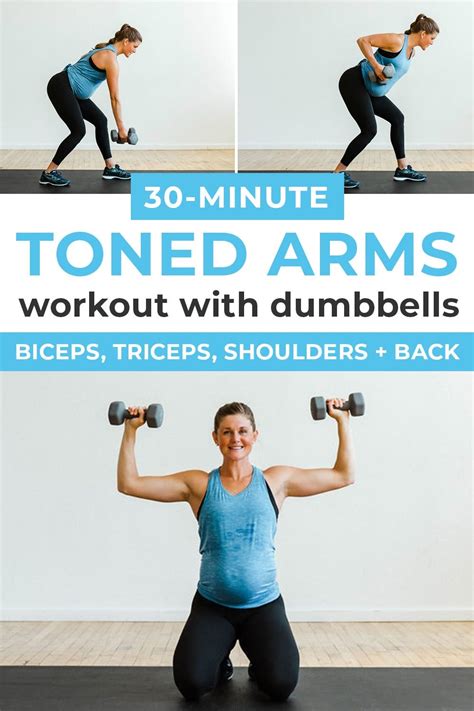 30-Minute Dumbbell Arm Workout (Video) | Nourish Move Love