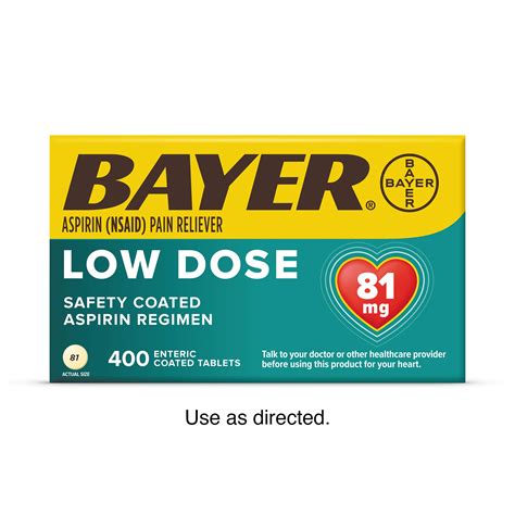 Bayer Low Dose Aspirin Regimen 81mg| Bayer® Aspirin