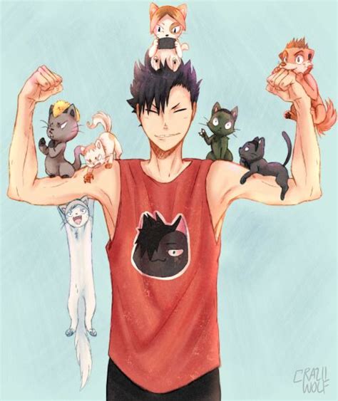 craziiwolf: “ Have no fear. Catman’s here. ” Kuroo Haikyuu, Haikyuu Manga, Haikyuu Meme, Kuroo ...