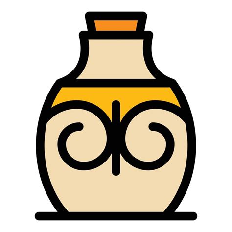 Old amphora icon color outline vector 19191075 Vector Art at Vecteezy