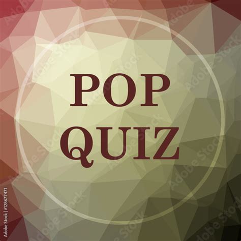 Pop quiz icon Stock Illustration | Adobe Stock