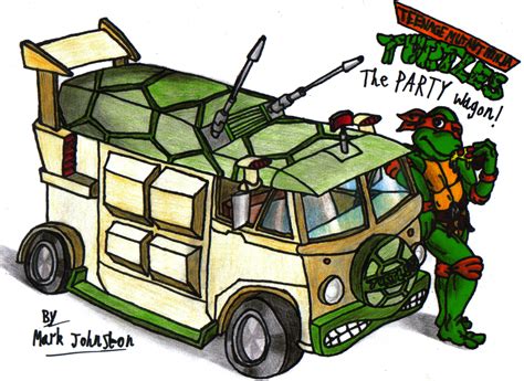 TMNT - The Party Wagon by KrytenMarkGen-0 on DeviantArt