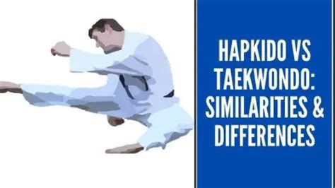 (Quick Guide) Hapkido vs Taekwondo: Similarities & Differences