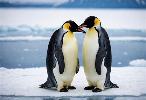 Premium Photo | Family emperor penguin generative ai