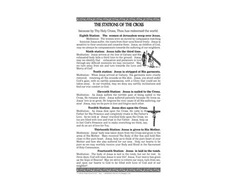 Stations Of The Cross Prayers Printable - Printable Word Searches