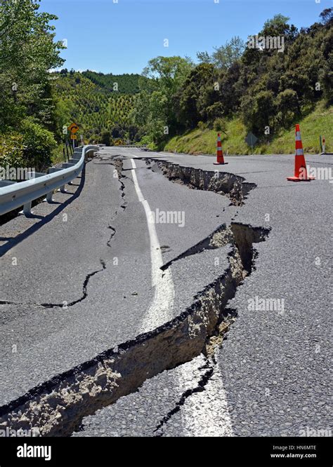 Earthquake Crack Road High Resolution Stock Photography and Images - Alamy