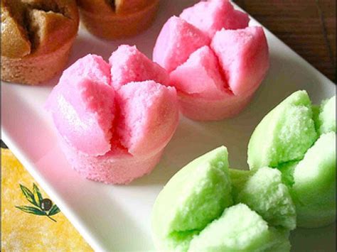 Rice flour steamed cupcake (kue mangkok) - Recipe Petitchef