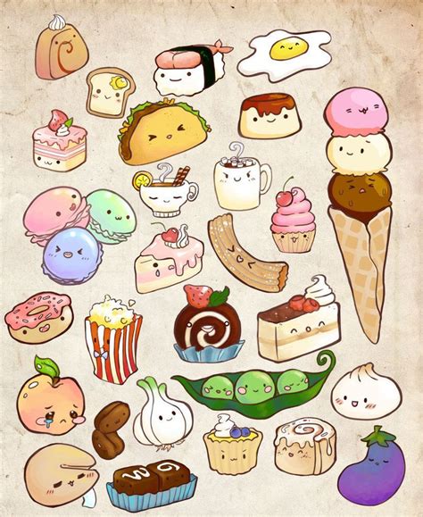 Kawaii Food Wallpapers - Top Free Kawaii Food Backgrounds - WallpaperAccess