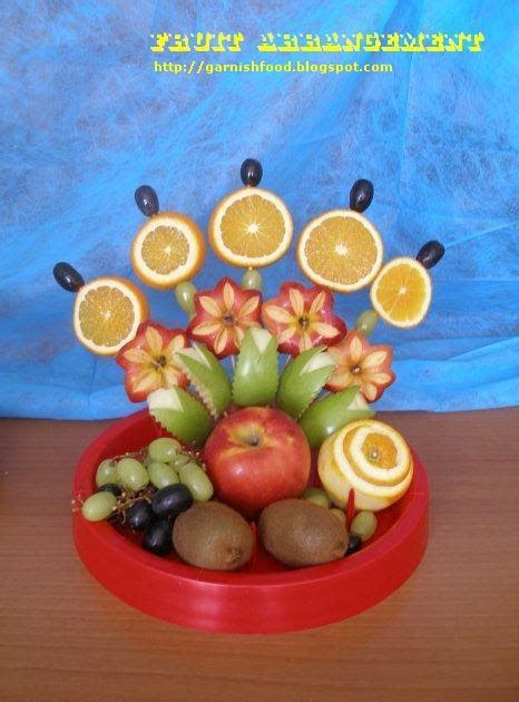 GarnishFoodBlog - Fruit Carving Arrangements and Food Garnishes: Simple Fruit Carving ...