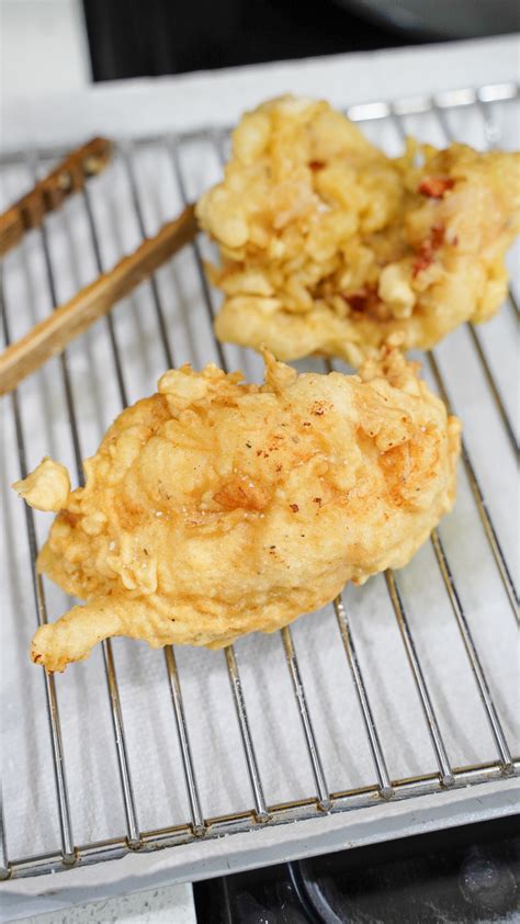 Tempura Fried Lobster Tail Recipe | Couple in the Kitchen