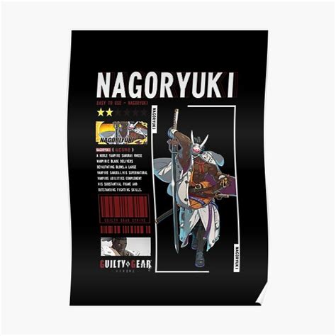 "Guilty Gear Nagoriyuki" Poster for Sale by lasangelo | Redbubble