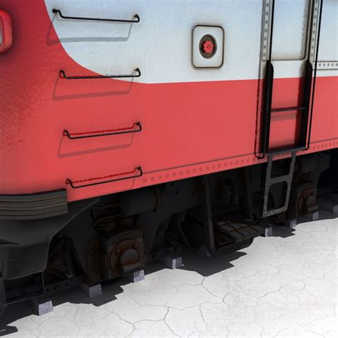 realistic locomotive emd f7 3d model