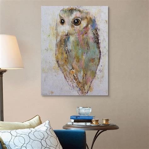 Owl Painting Wall Art, Canvas Prints, Framed Prints, Wall Peels | Great ...