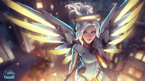 Mercy Overwatch wallpaper ·① Download free cool full HD backgrounds for desktop and mobile ...