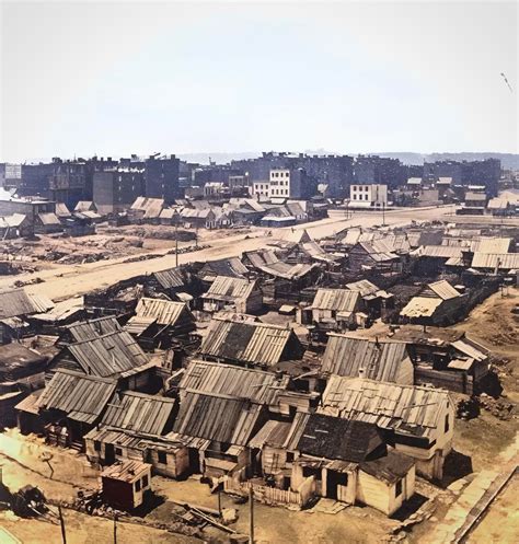 Historic images of New York’s slums I colorized with AI : r/slumporn