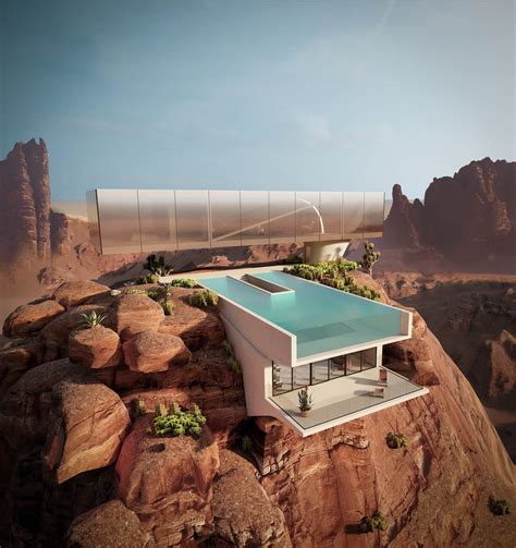 Oasis House in Wadi Al Disah, Saudi Arab|Visualization