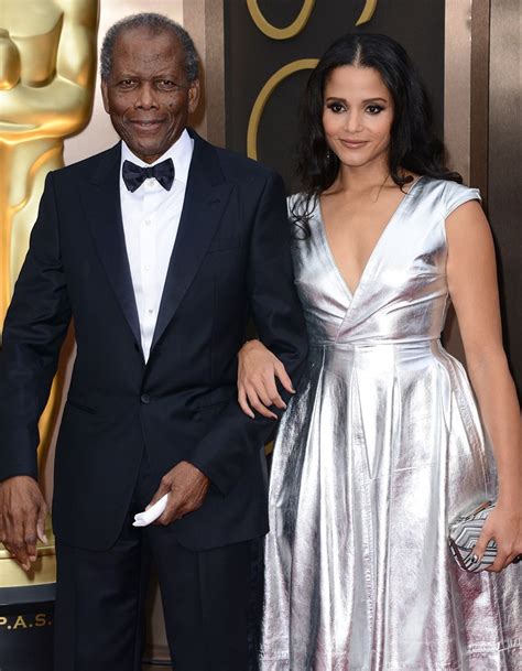 Sidney Poitier with his daughter Sydney | Dresses, Formal dresses long ...