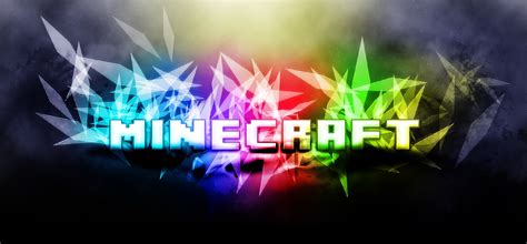 Neon Minecraft Logo