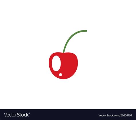 Cherry logo Royalty Free Vector Image - VectorStock