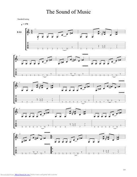 Heavy Metal Riffs 1 guitar pro tab by Exercises - Metal @ musicnoteslib.com