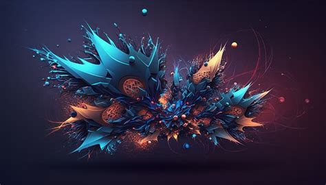 HD wallpaper: AI art, colorful, abstract, explosion, illustration | Wallpaper Flare