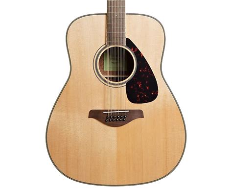 Yamaha FG820-12 Folk Acoustic 12-String Guitar Natural | Reverb