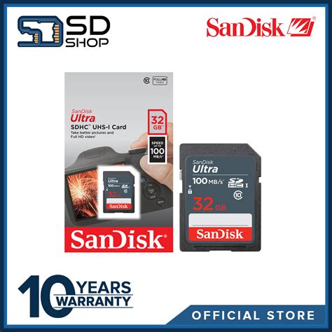 SanDisk Ultra 32GB SD Card SDSDUNR SDHC UHS-I Memory Card C10 U1 Full ...