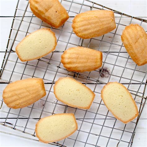 Gluten Free Almond Chocolate Dipped Madeleine Cookies