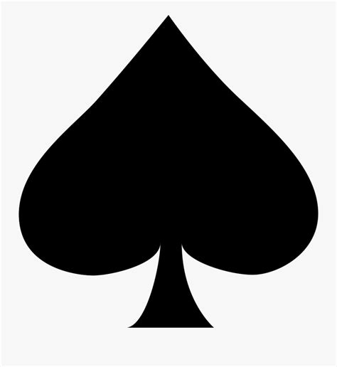 Transparent Ace Of Spades Png , Free Transparent Clipart - ClipartKey