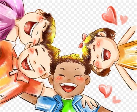 Happy Children Playing Clipart