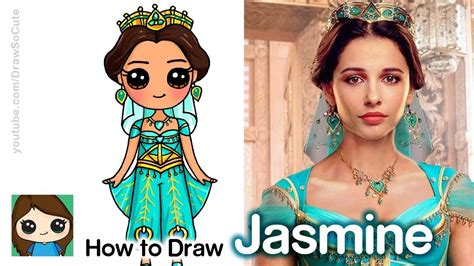 How to Draw Princess Jasmine | Disney Aladdin New