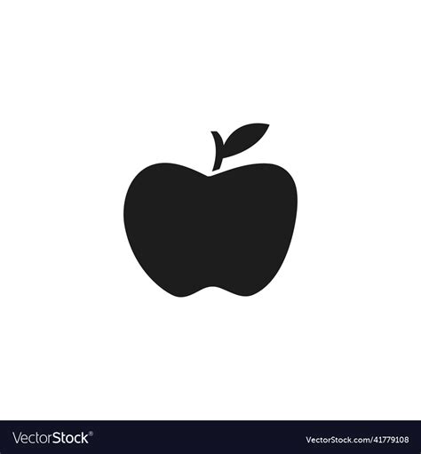 Apple Logo Black Vector