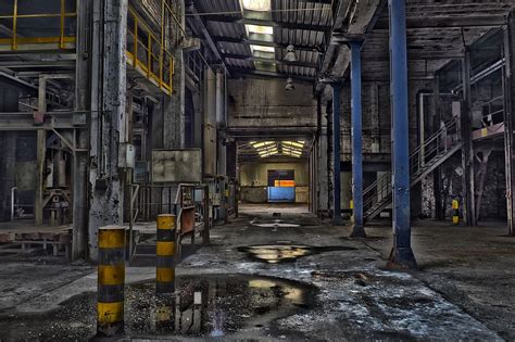 HD wallpaper: lost places, factory, hall, industry, abandoned, trades ...