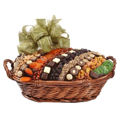 Jumbo Israeli Chocolate, Dried Fruit & Nut Basket (Israel Only) • Gift Baskets in Israel • Gift ...