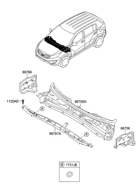 2014 Kia Sportage Cowl Panel - Kia Parts Now