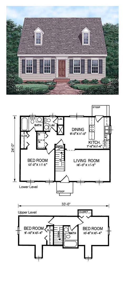 Small Cape Cod House Plans Under 1000 Sq Ft | Cape cod house plans, Cape cod style house, Small ...