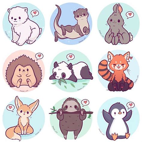 Related image | Cute animal drawings kawaii, Cute kawaii animals, Kawaii animals