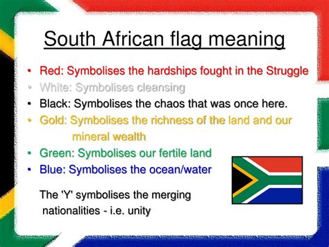 Meaning Of The South African Flag