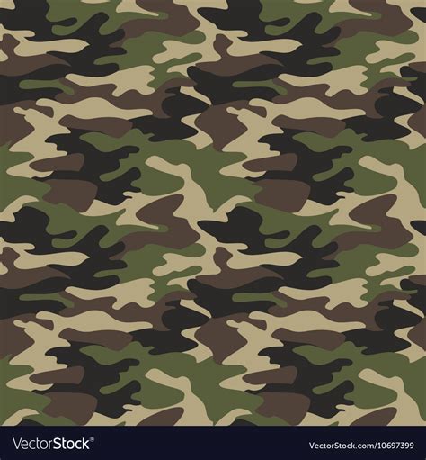 Camouflage pattern background seamless Royalty Free Vector