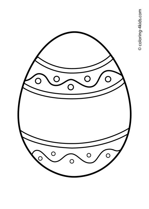 Easter egg coloring pages for kids, prinables, Easter ornaments (12) | Bunny coloring pages ...