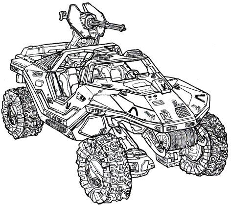 Halo Warthog Coloring Pages | Drawing pictures for colouring, Pokemon coloring pages, Cars ...